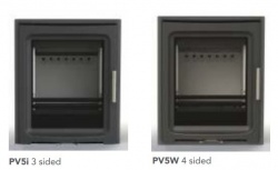 3 Sided GREY Trim to Fit : Pure Vision Metallic PV5i Inset Stove